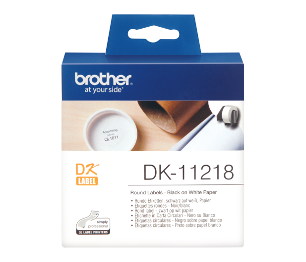 Brother Etykieta duża okrągła 1000 szt. (DK11218) - 393662 - zdjęcie 2
